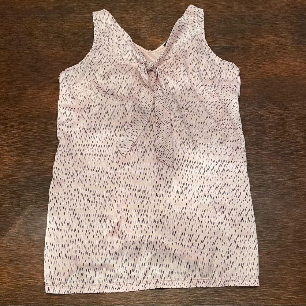 The Limited Business Top Tie Front Sz S